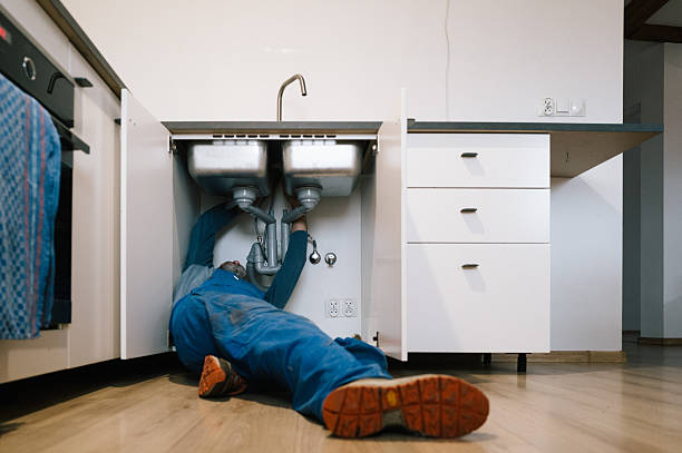 Professional Drain Cleaning technician working in Lafferty, OH